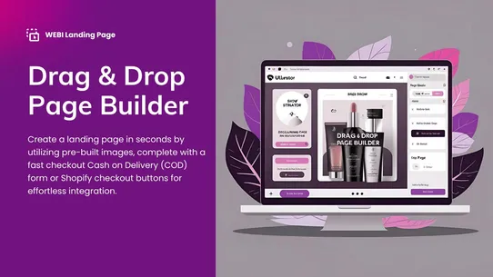 WEBI Landing Page Builder screenshot