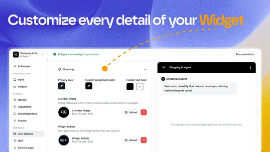 Shopping Agent by Quickchat AI screenshot