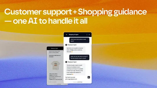 Shopping Agent by Quickchat AI screenshot