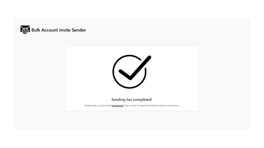 Invite bulk customers screenshot