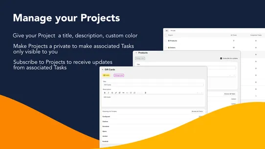 Brightlist screenshot