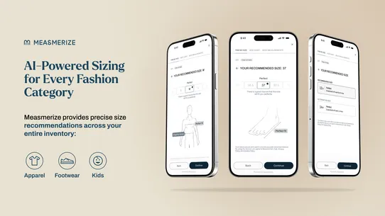Measmerize Fashion Size Hub screenshot