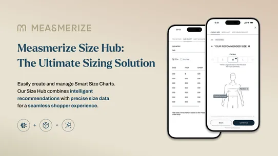 Measmerize Fashion Size Hub screenshot