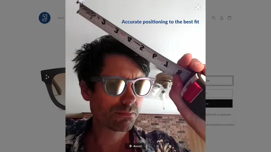 Jeeliz Live Virtual Try‑On screenshot