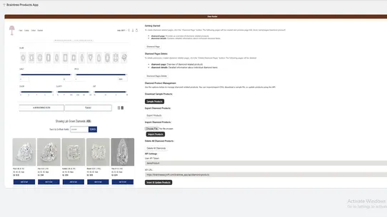 Braintree Products screenshot