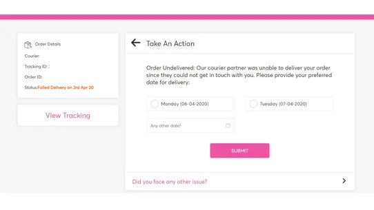 ClickPost Order Tracking screenshot