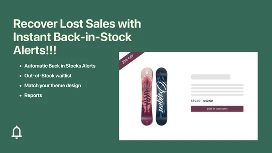 SC Back In Stock | Stock Alert screenshot