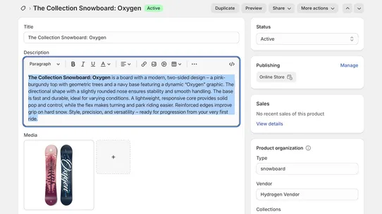 DescrAIber: Smart Descriptions screenshot