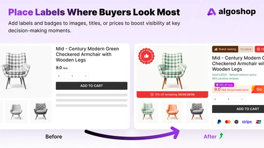 Algoshop Promotion Label&amp;Badge screenshot