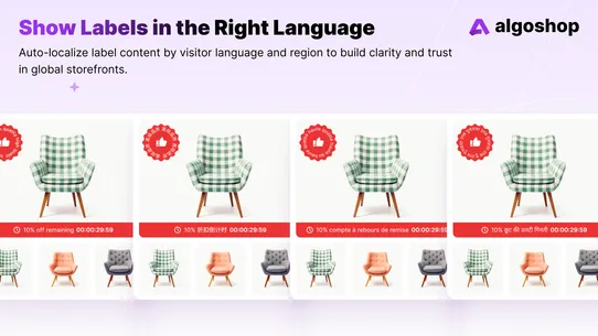 Algoshop Promotion Label&amp;Badge screenshot