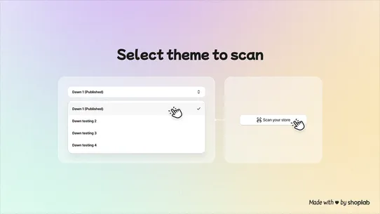 shoplab ‑ Accessibility Check screenshot
