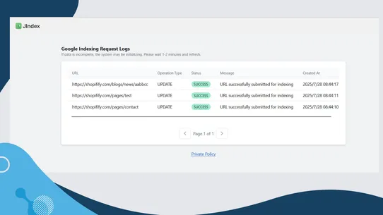 JIndex screenshot