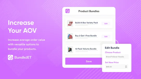 BundleJET ‑ Bundles Made Easy screenshot