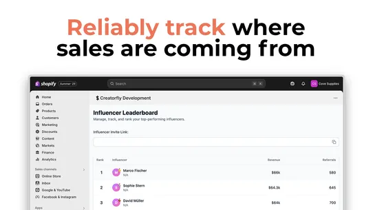 CreatorFly Influencer App screenshot