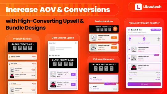 Libautech: Bundles &amp; Upsell screenshot