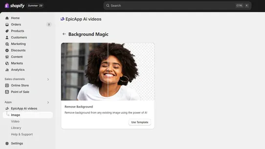 EpicApp for AI Fashion Videos screenshot