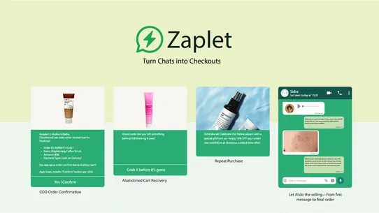 Zaplet: WhatsApp Automation+AI screenshot