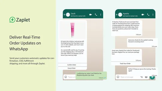 Zaplet: WhatsApp Automation+AI screenshot
