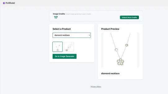 PixModel: Where AI Meets Style screenshot
