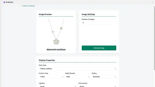 PixModel: Where AI Meets Style screenshot