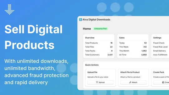 Alva Digital Downloads screenshot