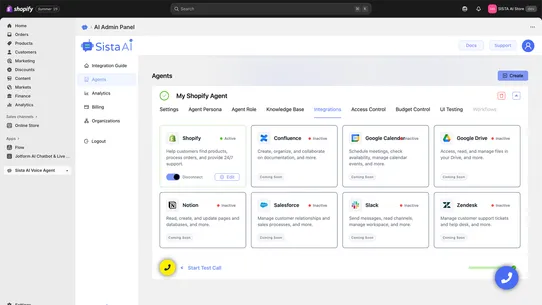 AI Sales Agent &amp; Voice Support screenshot