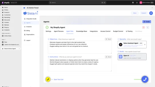 AI Sales Agent &amp; Voice Support screenshot
