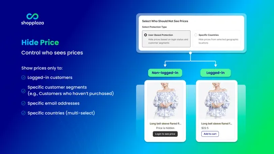 SP Hide Price &amp; Access Control screenshot
