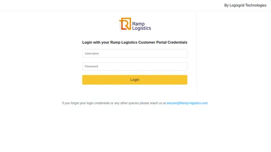 RAMP Logistics screenshot