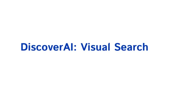 DiscoverAI: Visual Search screenshot