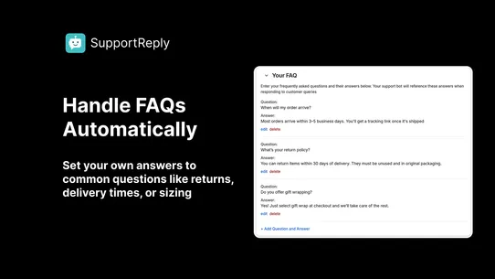 SupportReply screenshot