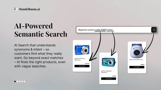 Mandelbaum.ai Search &amp; Filter screenshot