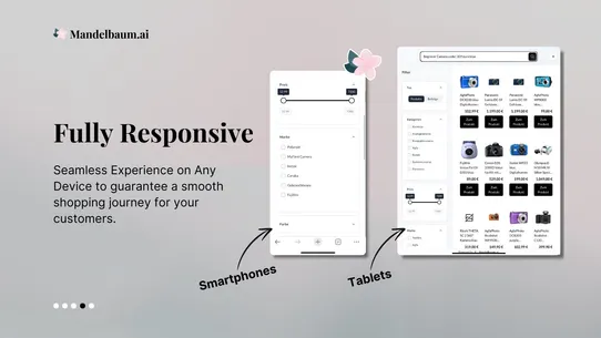 Mandelbaum.ai Search &amp; Filter screenshot