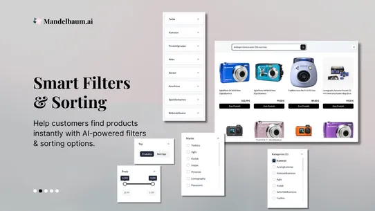 Mandelbaum.ai Search &amp; Filter screenshot