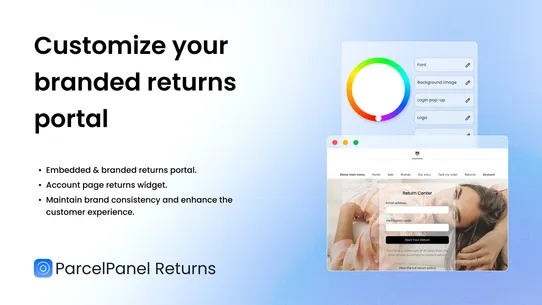 Parcel Panel Returns &amp;Exchange screenshot