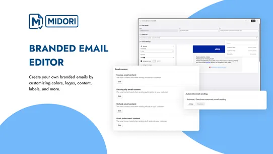 Midori Invoice PDF screenshot