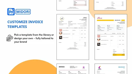 Midori Invoice PDF Generator screenshot