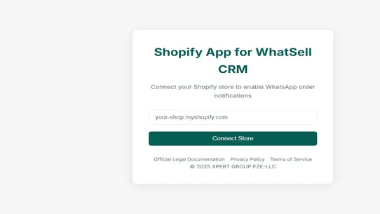 wSell CRM screenshot