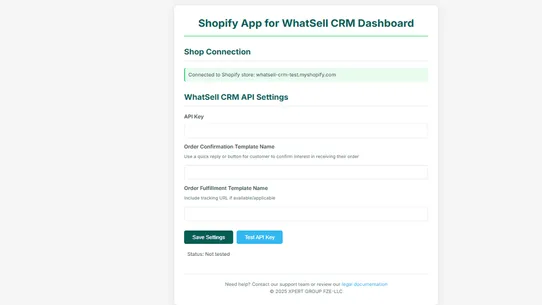 wSell CRM screenshot