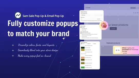 Sam Sales Pop up Social Proof screenshot