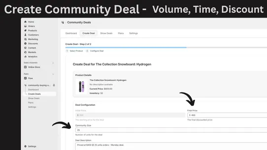 Community Deals: Sales Engine screenshot