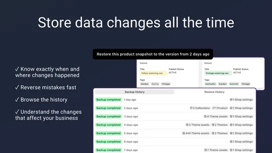 Talon Backups screenshot