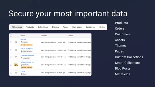 Talon Backups screenshot