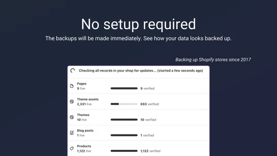 Talon Backups screenshot