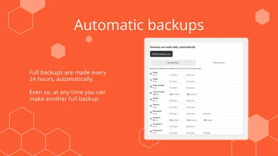 Talon Backups screenshot