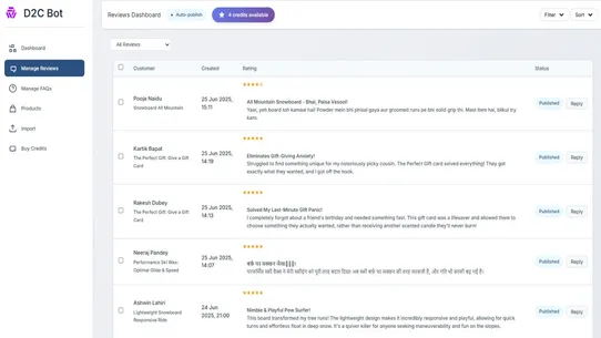 D2C Bot screenshot