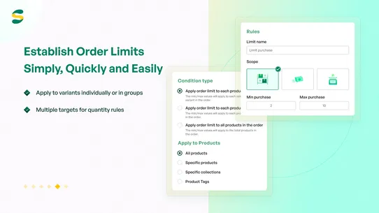 Sami Order Limit Quantity MOQ screenshot