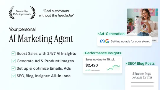 AI Marketing Agent | Ads, SEO screenshot