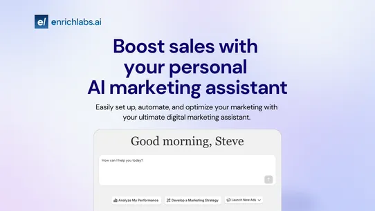 EnrichLabs: AI Marketing Agent screenshot