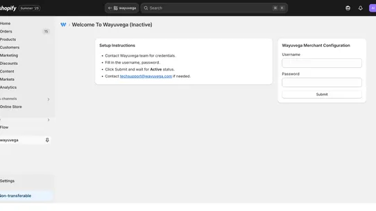 Wayuvega screenshot